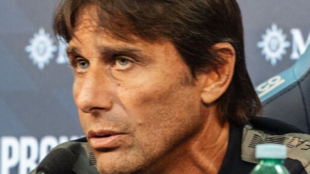 Antonio Conte, allenatore del Napoli. Foto © Napoli