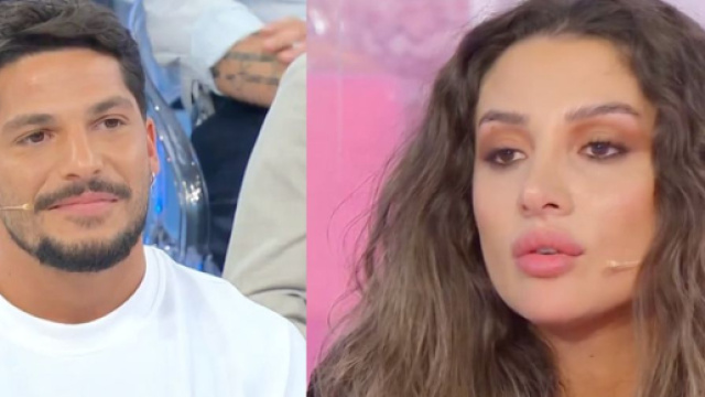 Gianmarco Steri e Cristina Ferrara - screenshot © Canale 5.