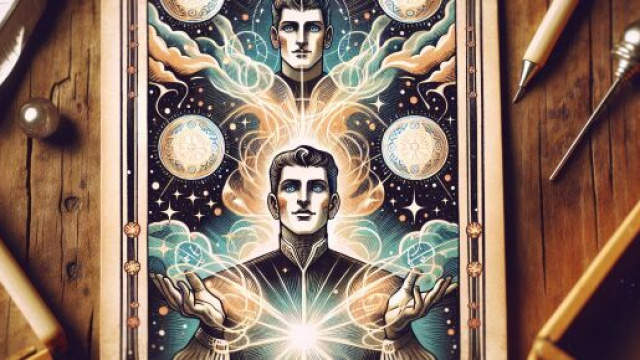 Il Mago, simbolo di comunicazione e trasformazione, influisce sui Gemelli. © Immagine creata con Dall-E