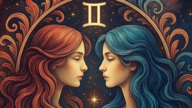 Segno zodiacale dei Gemelli - Foto creata con © Copilot