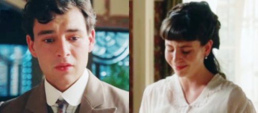Curro e Julia in una scena – © La Promessa.