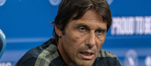 Antonio Conte in conferenza stampa © SSC Napoli