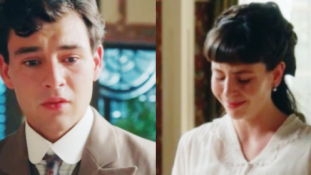 Curro e Julia in una scena – © La Promessa.