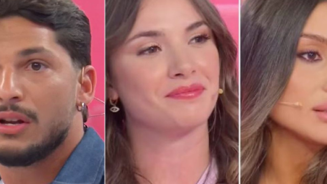 Gianmarco Steri, Nadia Di Diodato e Cristina Ferrara - screenshot © Canale 5