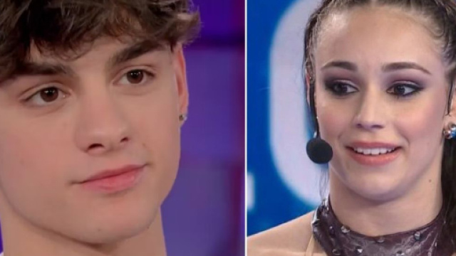 Luk3 e Alessia – Screenshot © Canale 5.