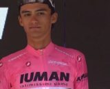 Isaac Del Toro è la maglia rosa del Giro d'Italia - © Screenshot Eurosport