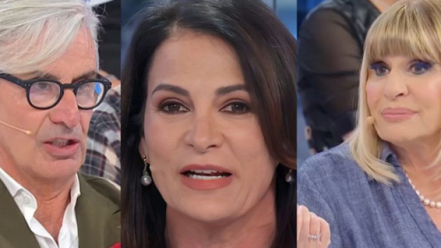 Arcangelo, Marina e Gemma Galgani - screenshot © Canale 5.