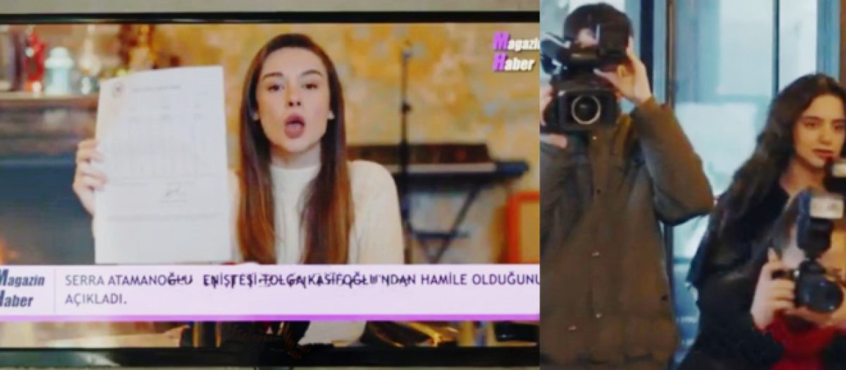 Tradimento spoiler Turchia, Serra mostra i test in tv: 'Sono incinta di  Tolga Kasifoglu'