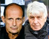 Antonio Conte. Foto © Napoli. Massimiliano Allegri. Foto © Juventus FC. Giampiero Gasperini. Foto © Atalanta B.C. Thiago Motta. Foto © Juventus