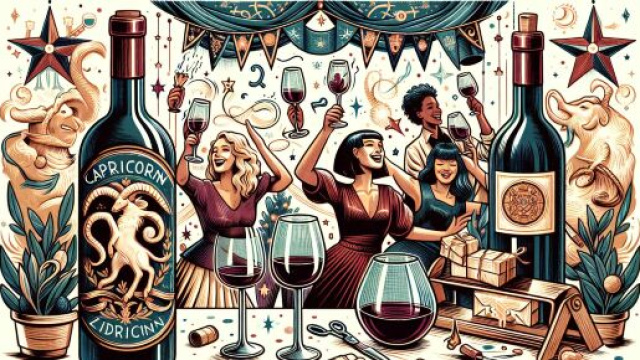 Illustrazione ispirata a 'o vino bbuono della Smorfia napoletana. &copy; Immagine creata con Dall-E