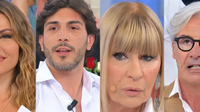 Valentina, Emanuele, Gemma e Arcangelo – screenshot © Canale 5.
