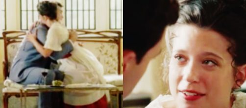 Curro e Martina in scena, screenshot © La Promessa.