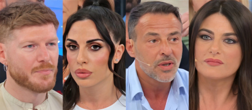 Francesco, Morena, Guido e Gloria - screenshot © Canale 5