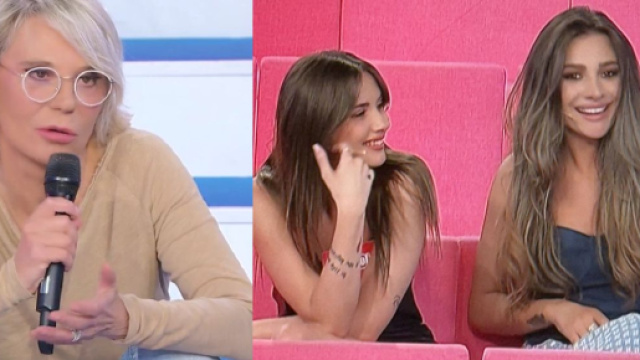 Maria De Filippi, Nadia Di Diodato e Cristina Ferrara - screenshot © Canale 5.