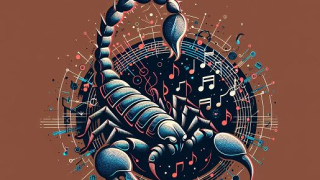 Immagine ispirata a Daft Punk per lo Scorpione. © Immagine creata con DALL·E