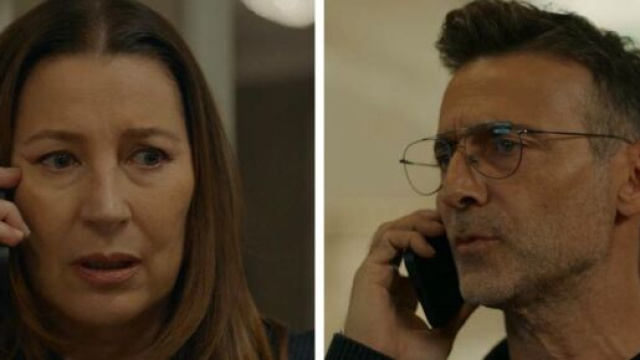 In foto Guzide e Oltan in Tradimento &copy; Mediaset