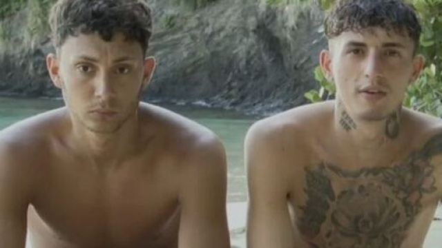 Nunzio e Spadino all'isola dei famosi © Mediaset.