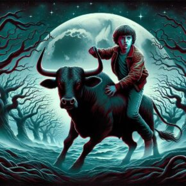 Il Toro illumina il cammino con audacia, mentre il Cancro esplora nuovi orizzonti interiori. © Immagine creata con Dall-E