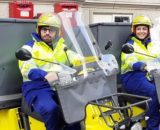 Portalettere con motomezzo aziendale - © Poste Italiane.
