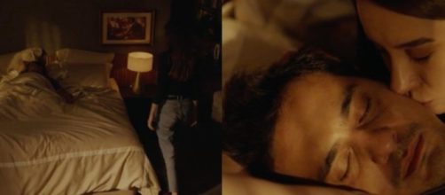 Serra e Tolga in Tradimento – © Screenshot Canale 5.