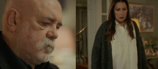 Sezai e Guzide in Tradimento – © Screenshot Canale 5.