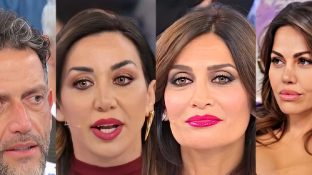 Giovanni, Francesca, Barbara, Valentina - screenshot © Canale 5.