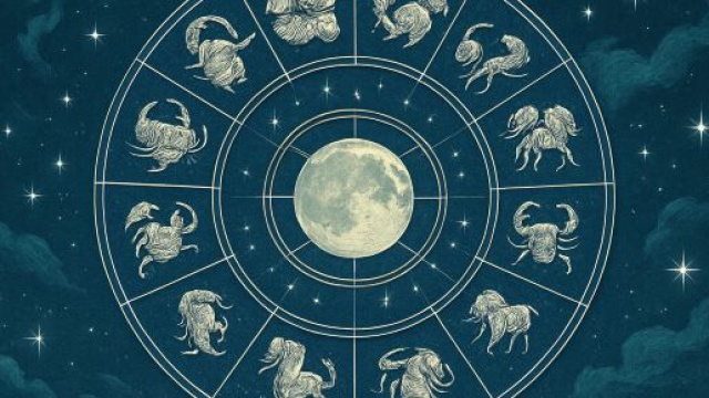 Illustrazione ispirata a una ruota zodiacale. © Immagine creata con Dall-E