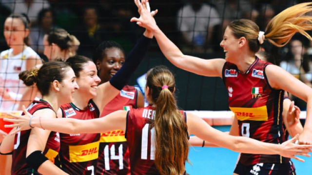 Italia femminile Volley © Pagina Facebook ufficiale della Federazione Italiana Pallavolo