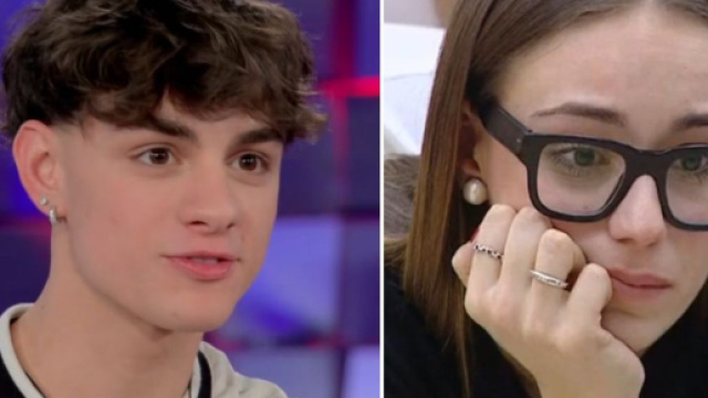 Luk3 e Alessia - screenshot &copy; Canale 5.