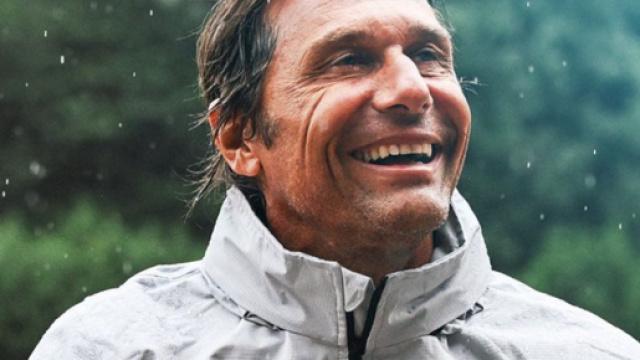 Antonio Conte, allenatore del Napoli. Foto &copy; Napoli