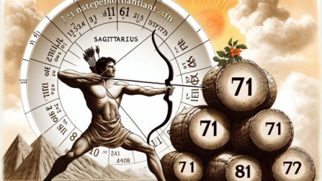 Illustrazione ispirata al segno zodiacale del Sagittario. © Immagine creata con Dall-E