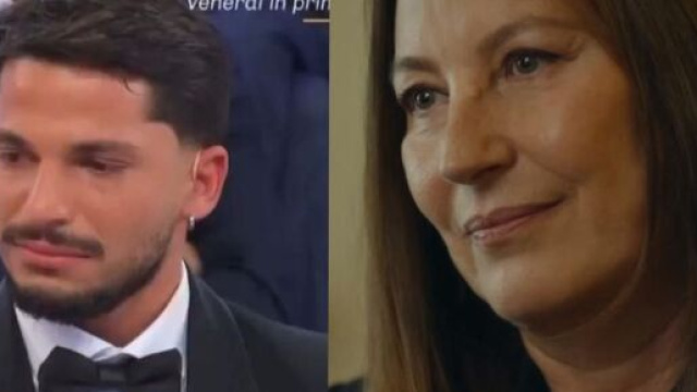 In foto Gianmarco Steri e Guzide in Tradimento © Mediaset.