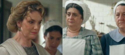 Cruz, Simona e Candela in cucina , screenshot © La Promessa.