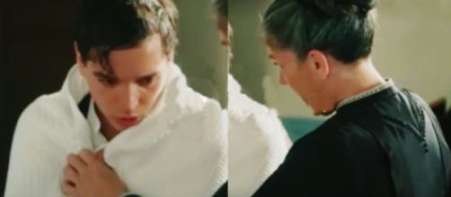 Santos e Petra, screenshot © La Promessa.