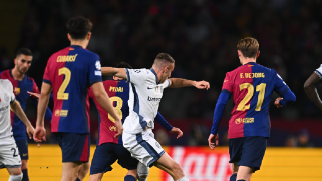 Un'azione della semifinale d'andata © FC Inter