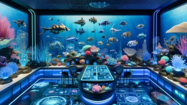 Immagine ispirata all'energia innovativa dell'Acquario, segno favorito di sabato. © Immagine creata con Dall-E