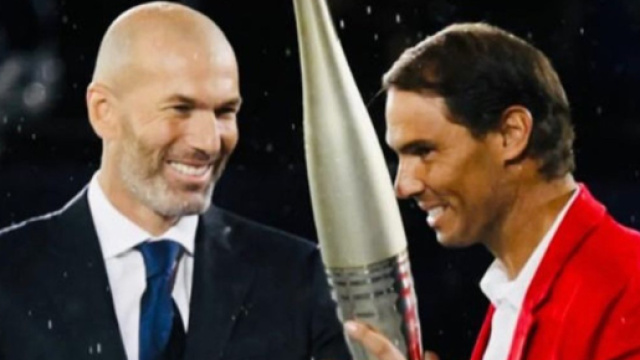 Zidane e Nadal - &copy;️ Instagram Zidane
