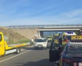Incidente stradale in località Torricella - © Facebook / Basta Vittime S.S. 106