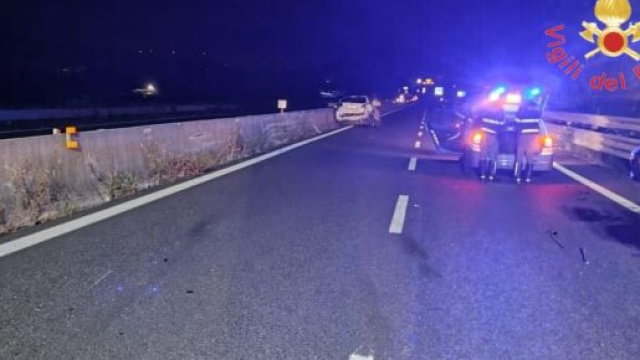 Incidente stradale a Lamezia Terme - © Vigili del Fuoco