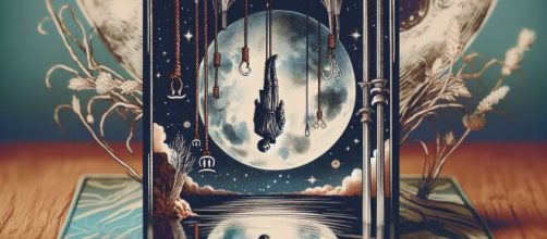 L'Appeso rappresenta il Cancro nel suo viaggio di introspezione. © Immagine creata con Dall-E