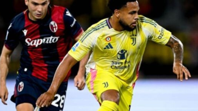 Weston McKennie in azione contro il Bologna © Juventus FC