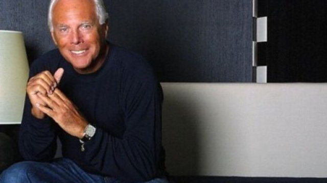 Lo stilista Giorgio Armani &copy; Instagram