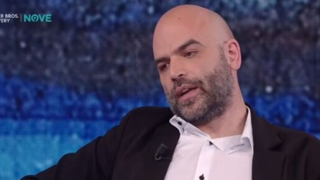 Roberto Saviano ospite a Che tempo che fa © Instagram