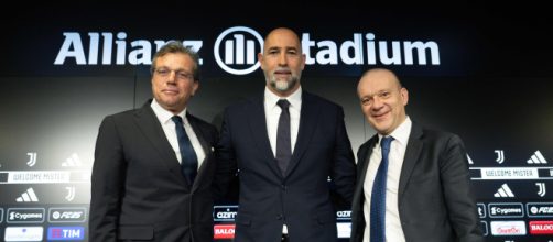 Giuntoli, Tudor e Scanavino - ©️ X Juventus FC