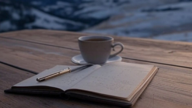 Agenda aperta con tazzina di caffè - © Pixabay
