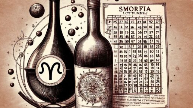 Ariete con il numero 45 della Smorfia: il vino buono. © Immagine creata con Dall-E