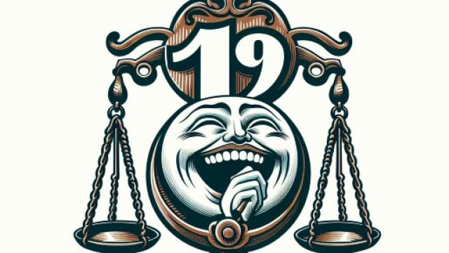 Bilancia e il numero 19 della risata nella Smorfia napoletana. © Immagine creata con Dall-E