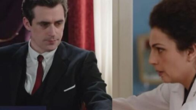 In foto Tancredi e Concetta de Il Paradiso delle signore &copy; Rai