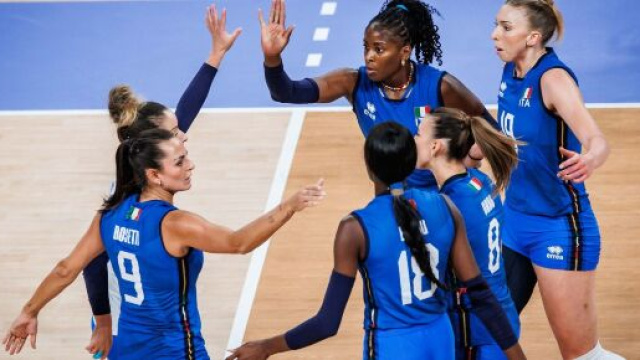 Italia femminile Volley © Pagina Facebook ufficiale della Federazione Italiana Pallavolo