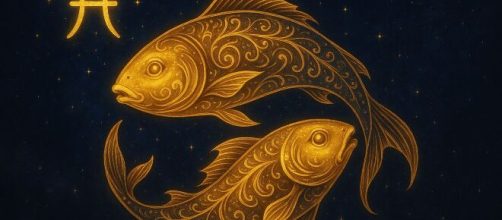 Illustrazione ispirata al segno zodiacale dei Pesci. © Immagine creata con Dall-E